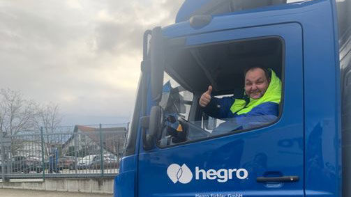 Jörg Clemens im LKW