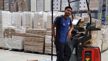 Kommisionierer Kruse Lager Neumünster