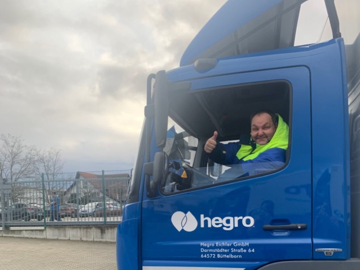Jörg Clemens im LKW