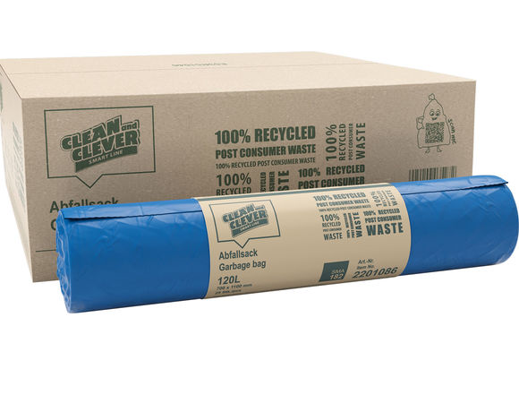 nachhaltiger Abfallsack aus 100% recyceltem Material