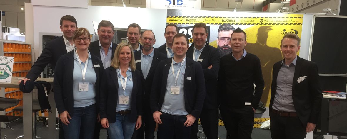 Gruppenbild des igefa-Messeteams auf der Maintenance