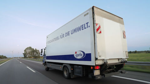 © igefa Logistik LKW igefa