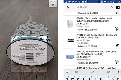 Produktsuche per Scan mit App igefa GO Produktsuche per Scan mit App igefa GO