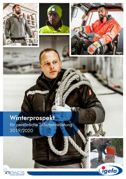 igefa Winterprospekt für Persönliche Schutzausrüstung Cover