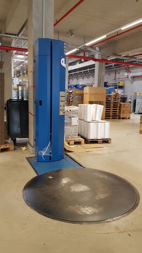 © igefa Stretchmaschine Kruse Lager Neumünster