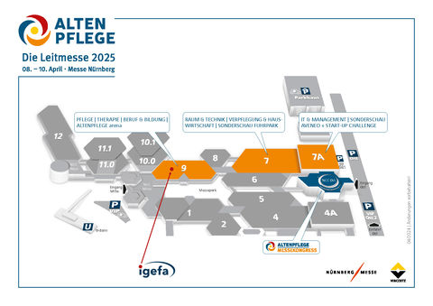 igefa Altenpflege Hallenplan-igefa-Standort-Halle9