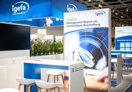 CMS-Messestand