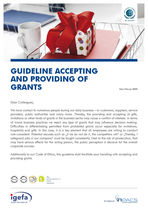 Guideline Accepting and Providing of Grants
