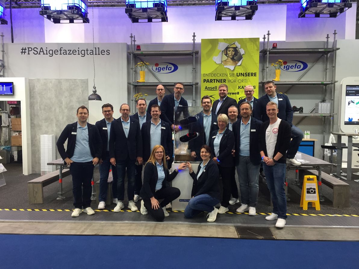 Kleine A+A Team Standbesetzung